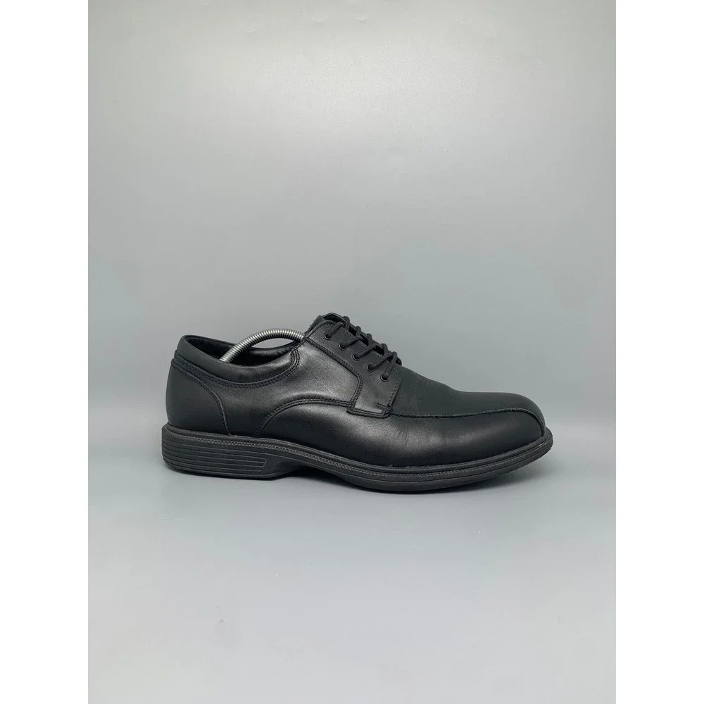 G.H. Bass Mitch Black Leather Oxford Shoes Men's Sz 10.5